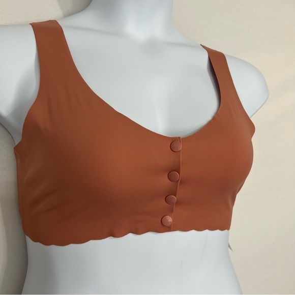 Button front super soft wireless bra - Picture 1 of 7